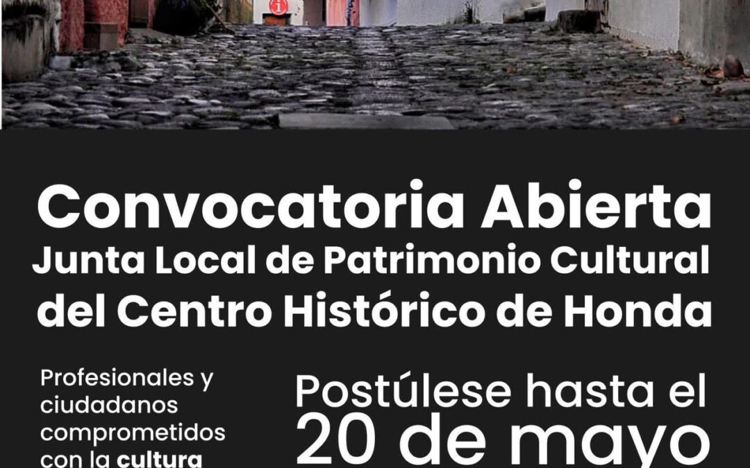 Abierta convocatoria para la Junta Local de Patrimonio Cultural e Histórico.