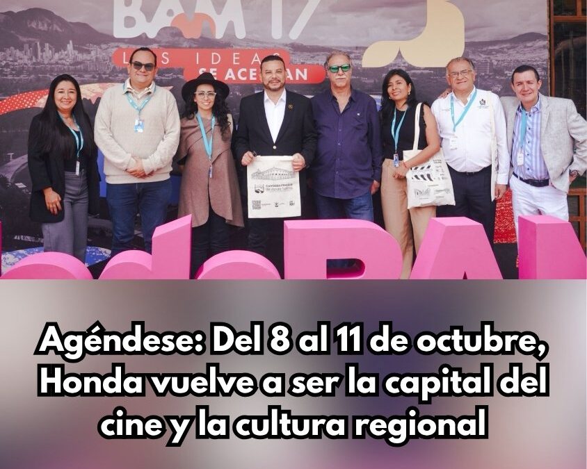 🎬 Honda se prepara para recibir una nueva edición del Festival de Cine, un evento que continúa posicionando al municipio como uno de los escenarios culturales y audiovisuales más importantes de la región.