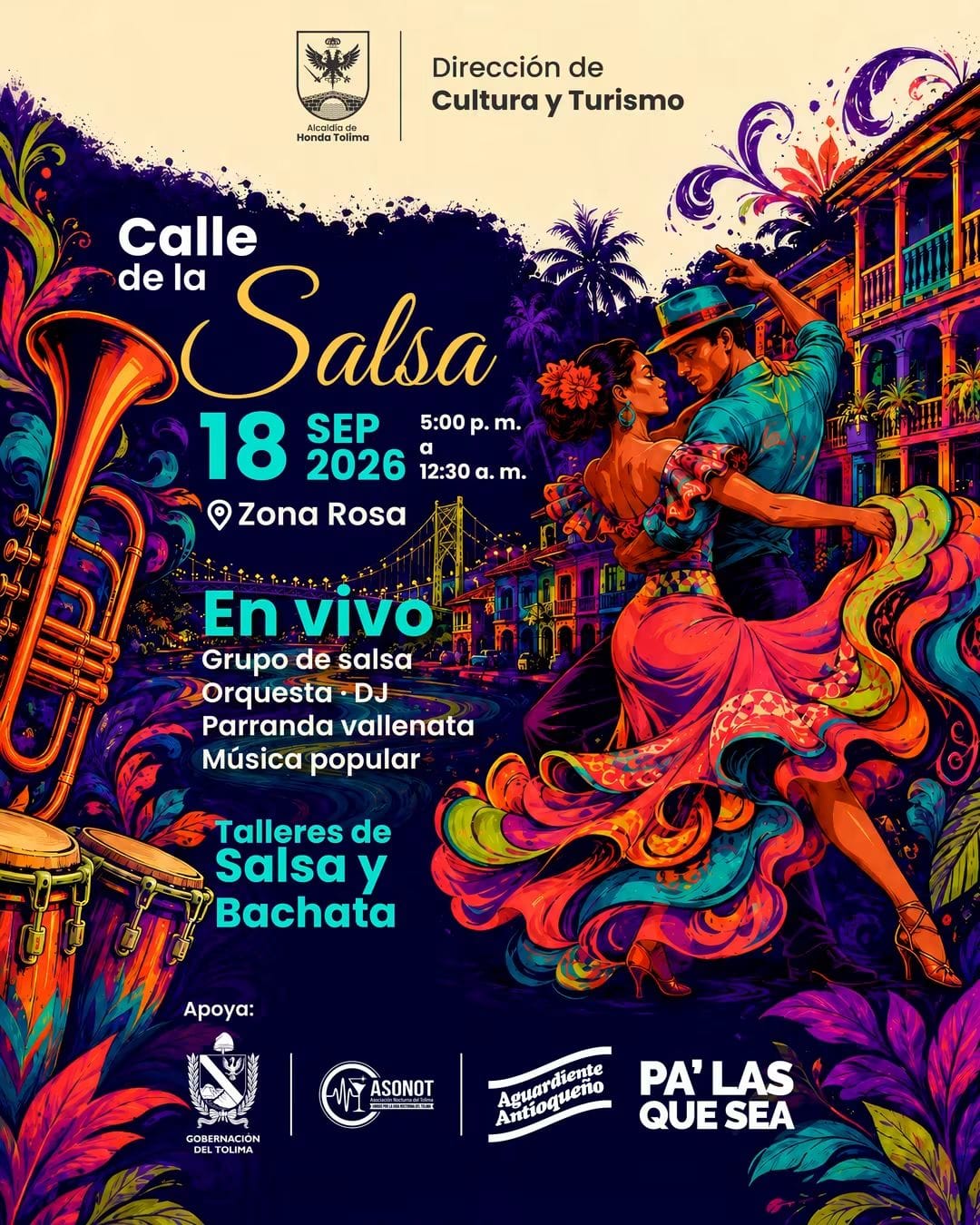CALLE DE LA SALSA EN HONDA